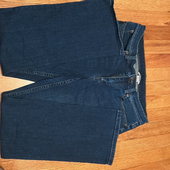 Deluth Trading Co Womens Dark Blue Jean's Size 10 x 29 Jeans - like new! - Picture 5 of 10